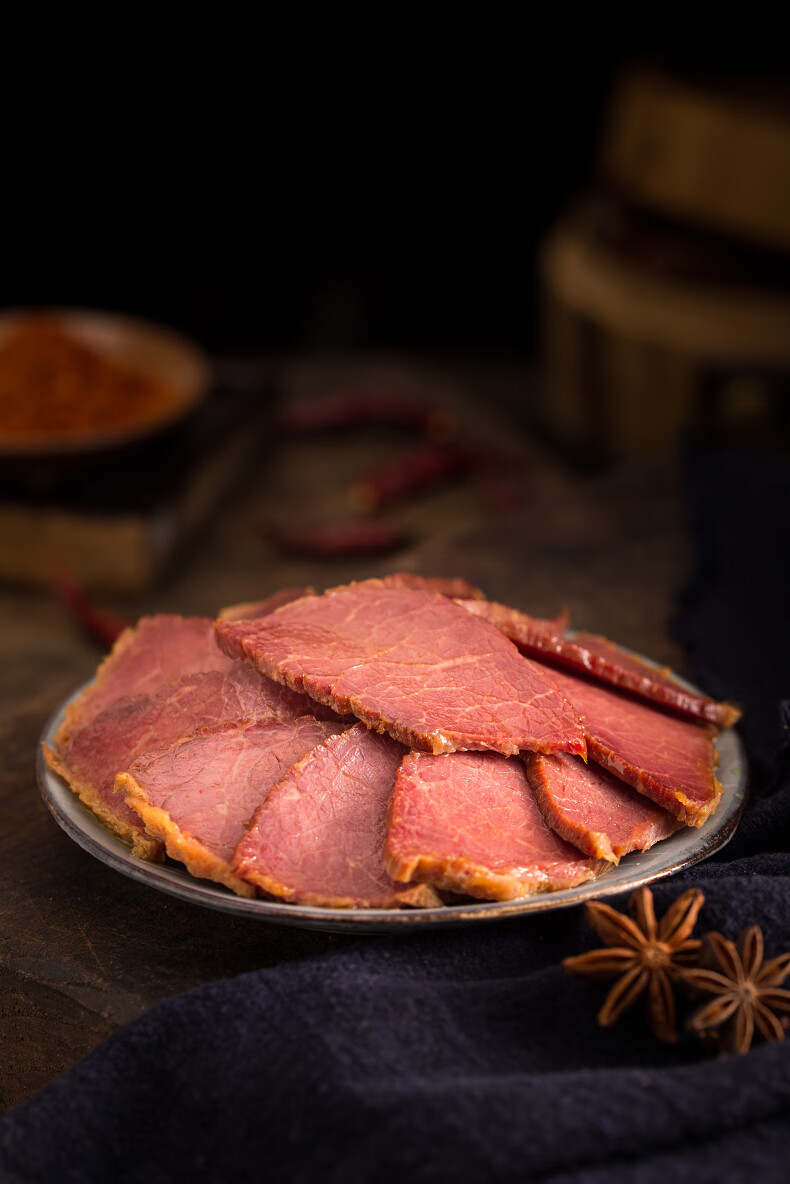 杨丫丫卤味香酥牛肉牛腿牛肉健身熟食卤牛肉200g酱牛肉零食卤肉卤牛腿
