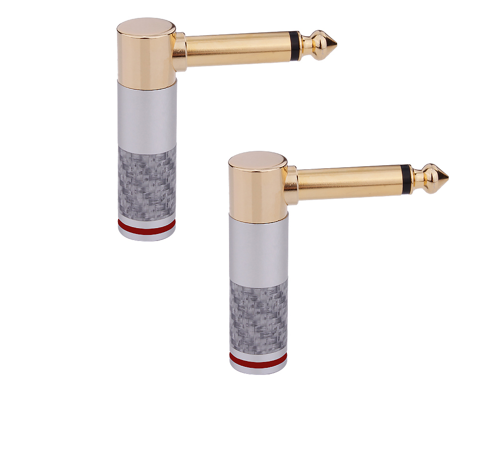 yytcg 6.5mm插头 大二芯l型弯头6.