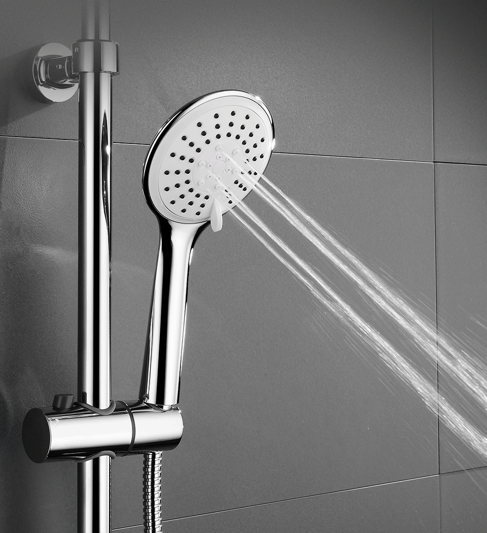 欧琳(oulin) 淋浴花洒套装 淋浴喷枪花洒增压喷头妇洗莲蓬头 四出水