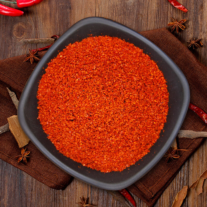 多元户户英潮细辣椒粉1kg 韩式泡菜辣白菜烧烤凉拌辣椒粉_ 5折现价29