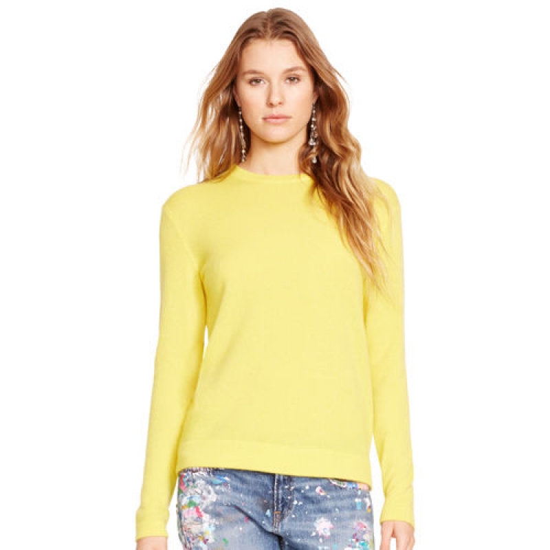 polo by ralph lauren 女装 女式毛衣 q00058642 canary yellow xs