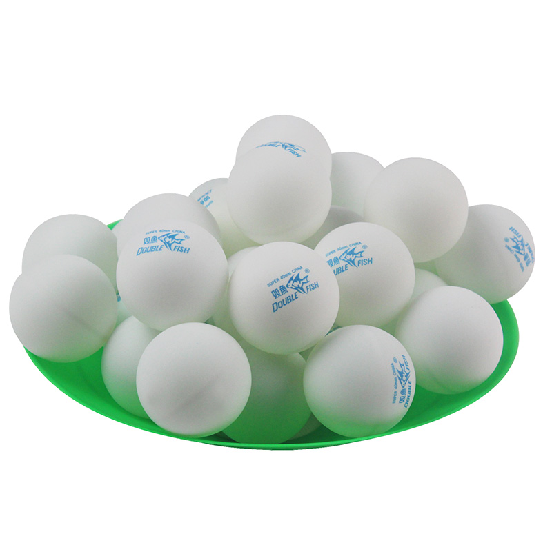 100个盒装训练比赛发球机使用乒乓球 白色单个