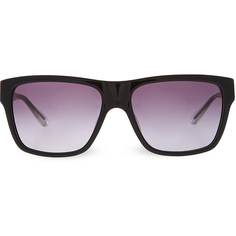 马克·雅可布(marc jacobs) mj 黑色矩形太阳眼镜 black clear