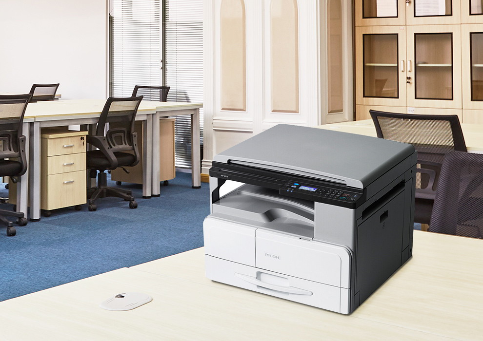 理光(ricoh)2014ad单纸盒 输稿器 双面器 网络 无线打印 a4激光打印机