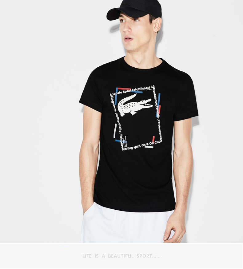 lacoste(法國鱷魚)春夏男式短袖t恤th3361l1 hv0 03_現價590元