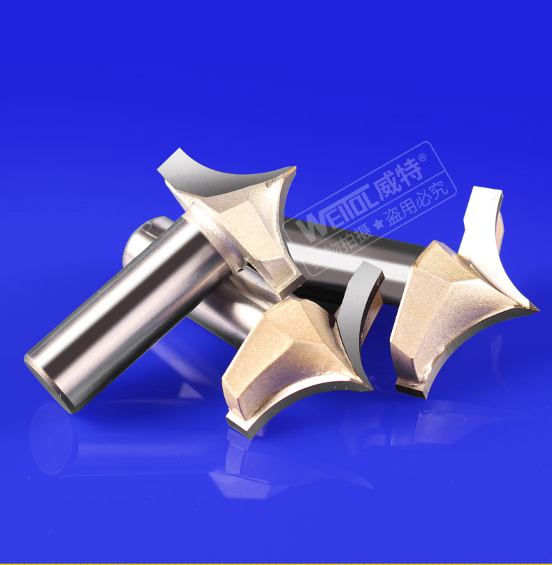 itol专业尖嘴刀木工花边刀头圆角圆弧刀刻字刀倒边数控电脑雕刻机刀具