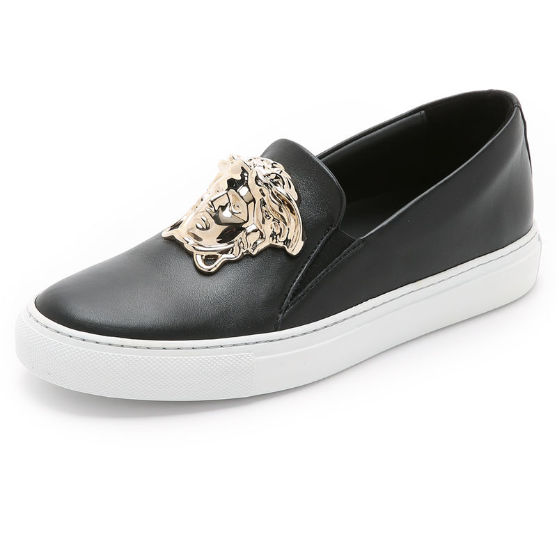 范思哲/versace 美杜莎运动鞋 黑色 / 金色 39.