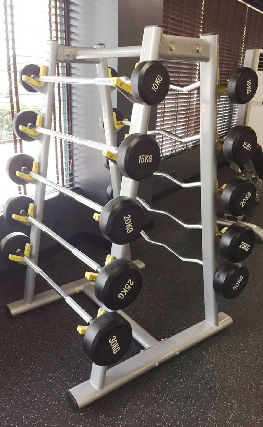 2米直杆举重健身器材深蹲配重健身房杠铃 20公斤(直杆)