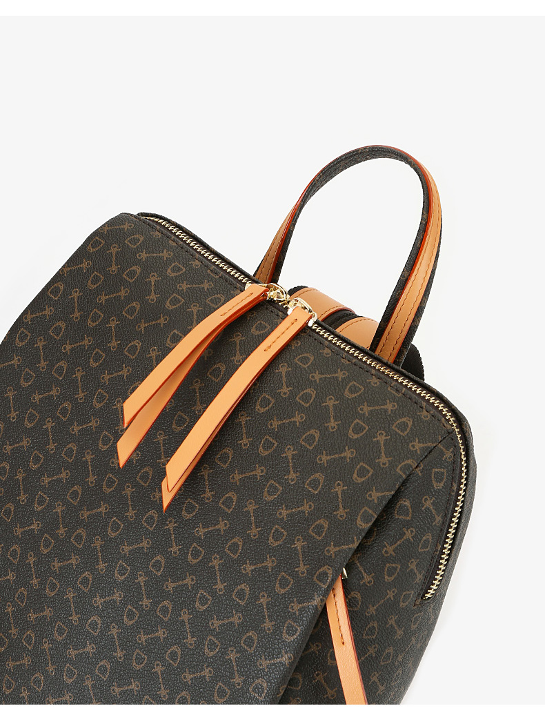 why包包女新款印花双肩包大容量背包女包旅行休闲背包yap8169简约时尚