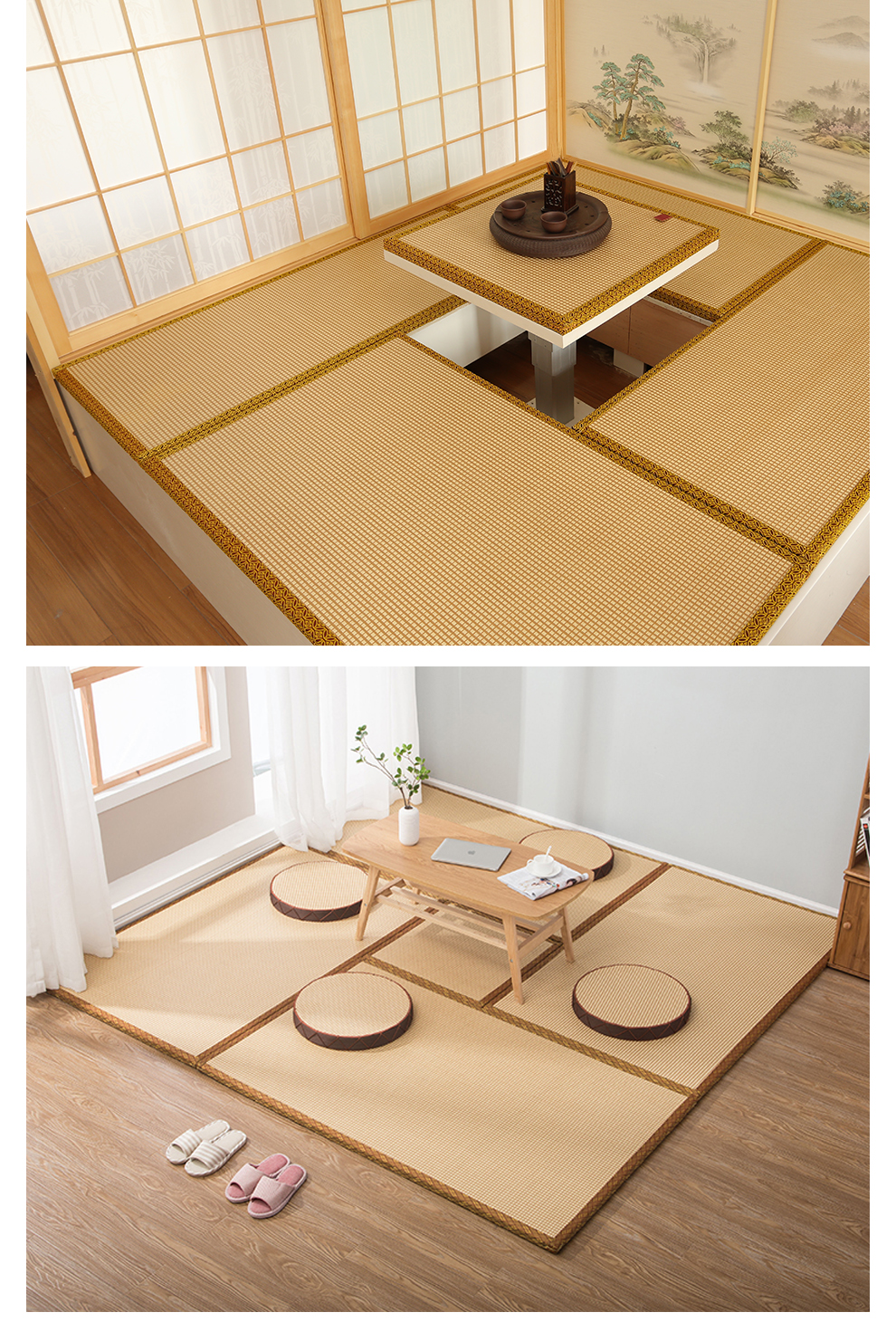 jry榻榻米床垫定制日式榻榻米床垫和室踏踏米棕垫环保椰棕藤席面飘窗