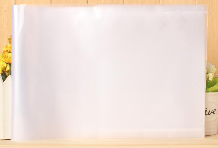 透明书皮竖版横版学生用书套16ka432k包书皮塑料透明书壳自粘包书膜多