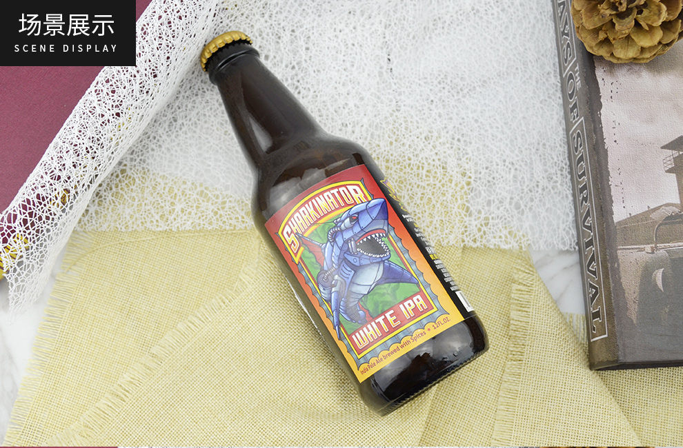 海岸啤酒 lost coast进口精酿啤酒 迷失海岸大白鲨小麦啤酒355ml*12瓶