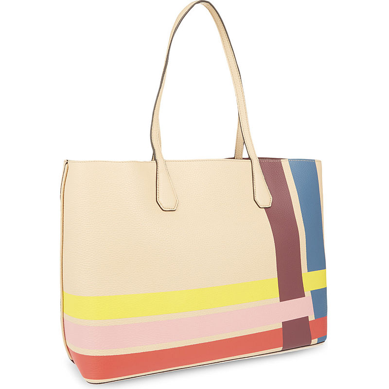 托里·伯奇(tory burch)女包 perry 皮革手提包 stripe