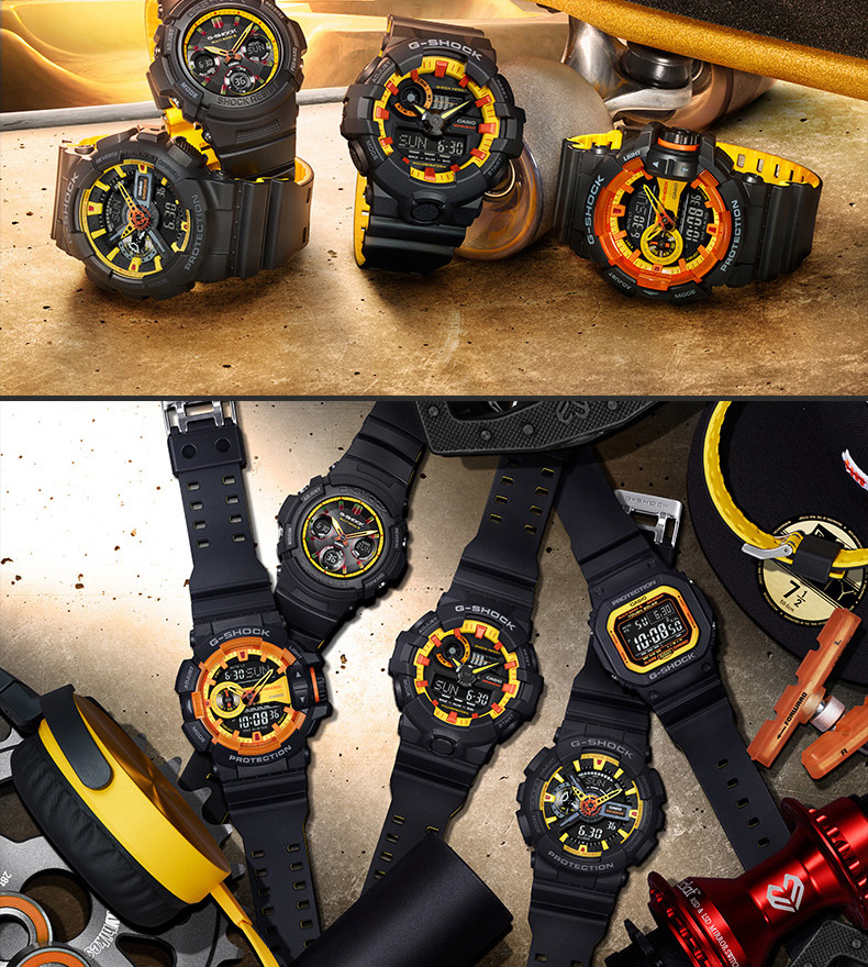 卡西欧casio手表gshock防水防震电子运动男士腕表awgm100sby1a