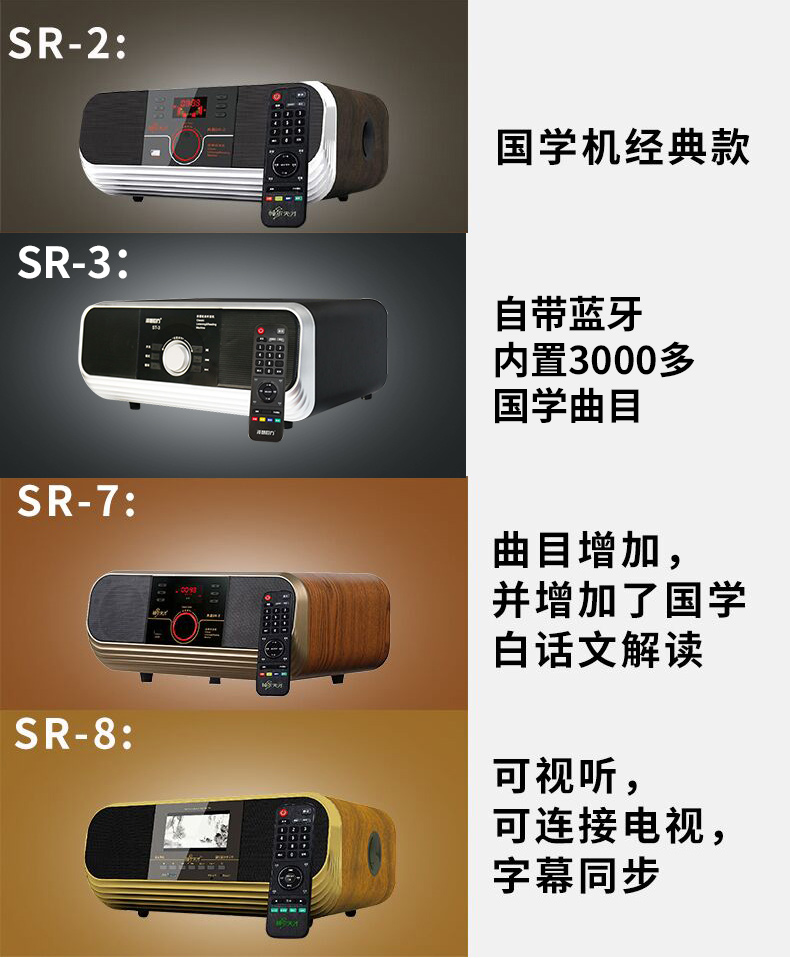 神爾天才 國學機聽讀機經典益智玩具讀經機育心誦讀兒童視頻藍牙學習