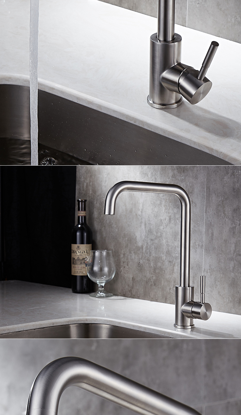 toto toto 304不锈钢厨房冷热水龙头水槽洗菜盆洗碗池折叠可拉伸可