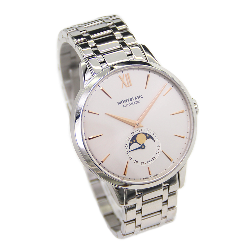 二手99新万宝龙meisterstuck传承系列月相自动机械男表u0111621二手