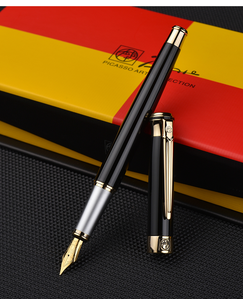毕加索pimio钢笔签字笔男女士成人学生用练字笔商务办公瑞典花王系列