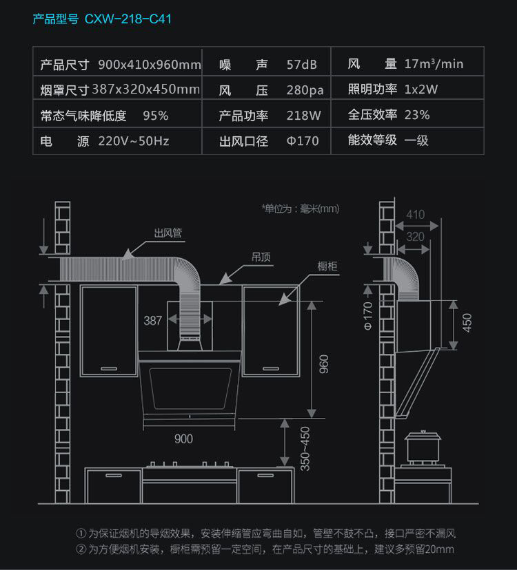 风扇油烟机安装图图片