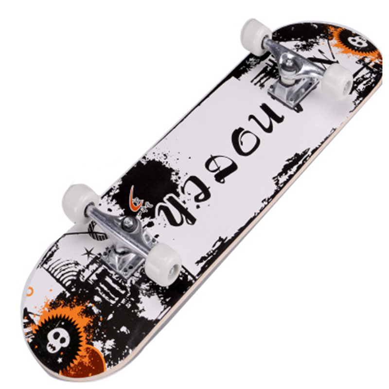 一斗金滑板 黑白格调