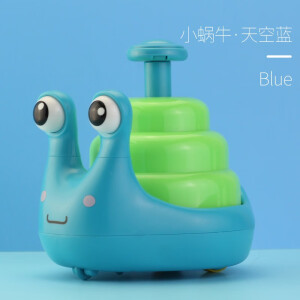 Zhiqixiong 稚气熊 爬行按压带灯光音乐玩具 蓝色蜗牛   15.8元包邮（需用券）