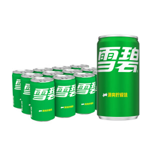 sprite 雪碧 汽水 清爽柠檬味 200ml*12罐 迷你罐 主图