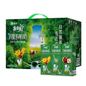 蒙牛 未来星 儿童有机牛奶 190ml*12瓶 *2件 主图
