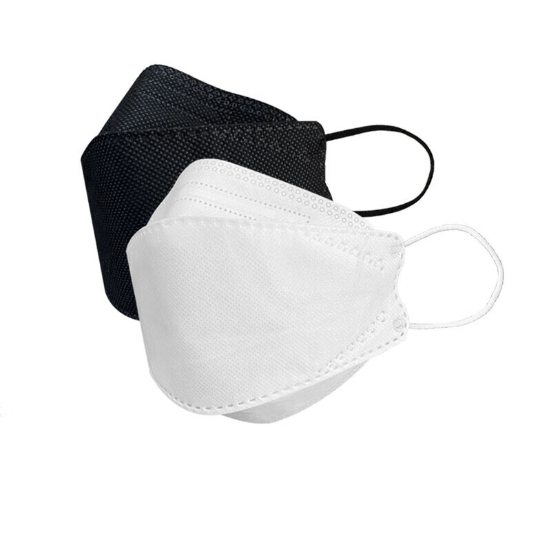 致净kf94口罩成人防病菌冬季透气黑色白色一次性单独包装kn95级别男女