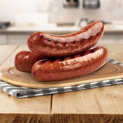 欧力 巴西烤肠500g 火山石纯肉烤肠 台湾烤肠 早餐食材 三明治手抓饼