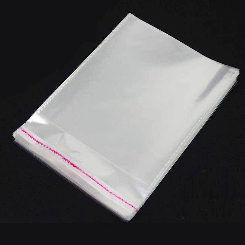 opp不干胶自粘袋透明袋子文件密封袋服装饰品包装袋塑料自封袋普厚