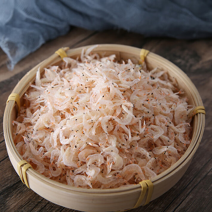 柯瓜子海鲜铺 东海捕捞无盐虾皮淡干虾皮粉烹饪配菜虾干小海虾小虾米