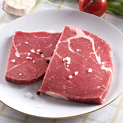 雪菲澳洲安格斯日式轻食原切牛排200g袋2片谷饲150天牛肉健身食材
