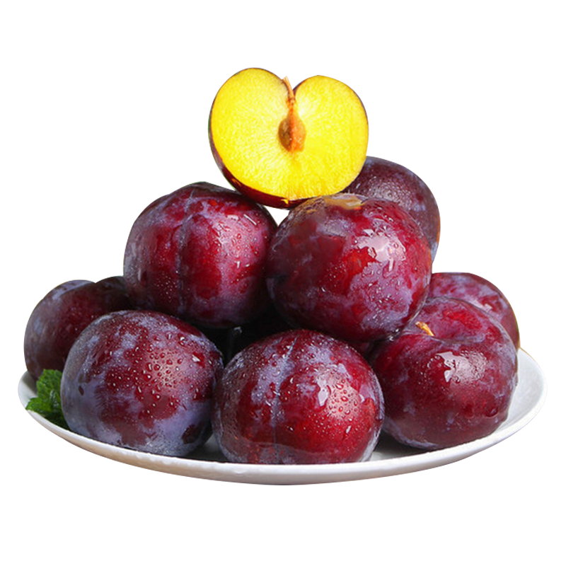 新鲜陕西黑布林大李子 酸甜李子孕妇水果 现摘现发应季生鲜黄肉黑金刚