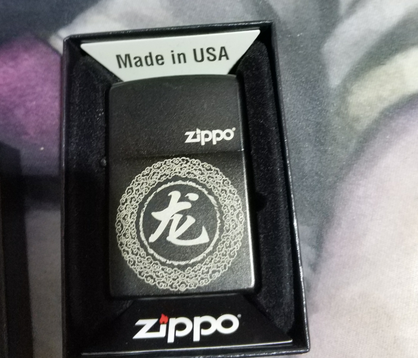 zippo打火机美国原装芝宝哑光黑系列 zp煤油防风刻字男士礼物 百家姓