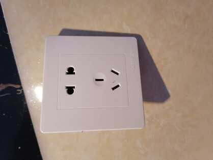 gaston gerin开关插座86型白色暗装五孔套装家装白色二开双控五孔电源