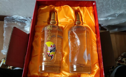 瀘州52度 國之酒韻彩(禮盒)濃香型白酒 國粹臉譜酒 禮盒裝 500ml*2瓶