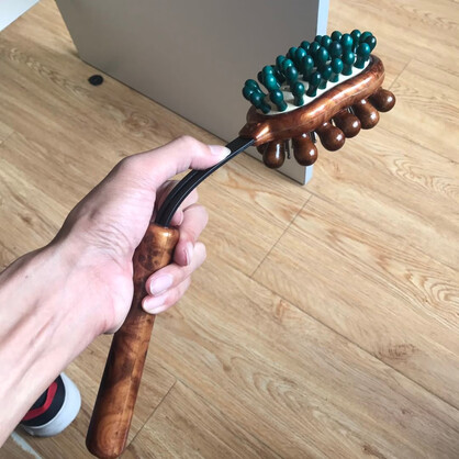 器双用按摩捶中老年人背锤经络拍打按摩锤手持式按摩敲打锤敲背锤子