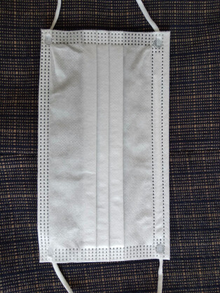 纸约一次性医用口罩白色/10只独立包装 袋装防护含熔喷层无纺布防尘