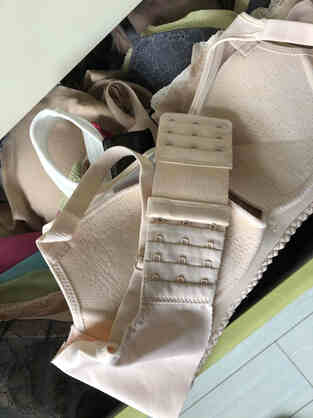 町苎 弹力松紧三排三扣不锈钢文胸加长扣 内衣搭扣延长扣 胸罩背扣