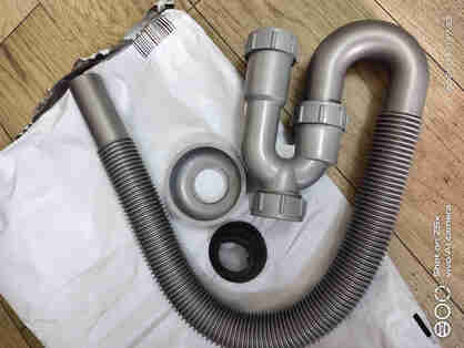 (pucai) u型下水管厨房防臭洗脸盆面盆s弯排水管套装台盆手盆反水弯