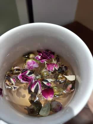 壹谷良坊 金边玫瑰花茶 无硫80克云南干玫瑰花
