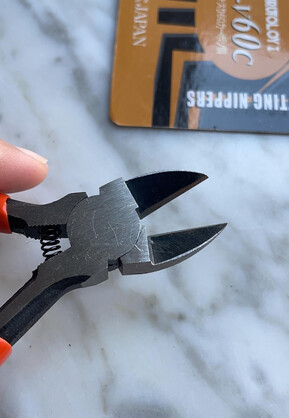 cncob锋芒水口钳省力防滑电子剪塑料钳斜口钳子 工程级剪线斜嘴钳cn