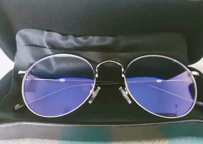 威尔森 防蓝光眼镜近视眼镜男女超轻复古圆框眼镜框防辐射手机电脑护