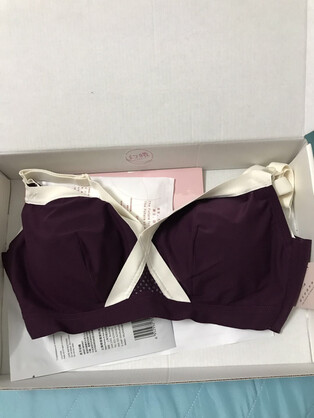 幻曦哺乳文胸内衣轻薄透气聚拢哺乳期女无钢圈喂奶孕妇 红梨色 l