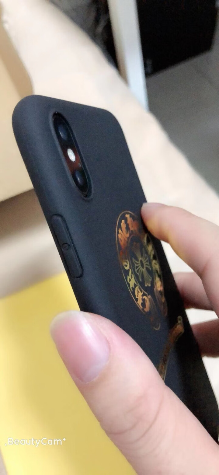 潮牌克罗心iphoneX手机壳简约6s/7plus保护套奢华烫金苹果8磨砂全包苹果xs/xr纯黑软壳 奢华烫金克罗心,第5张