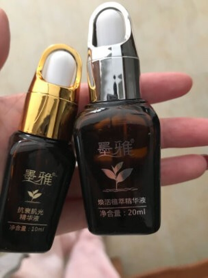 墨雅抗老植萃精华套装高浓抗氧抗老包裹型维c淡化细纹皱纹 红色怎么样，好用吗，口碑，心得，评价，试用报告,第3张