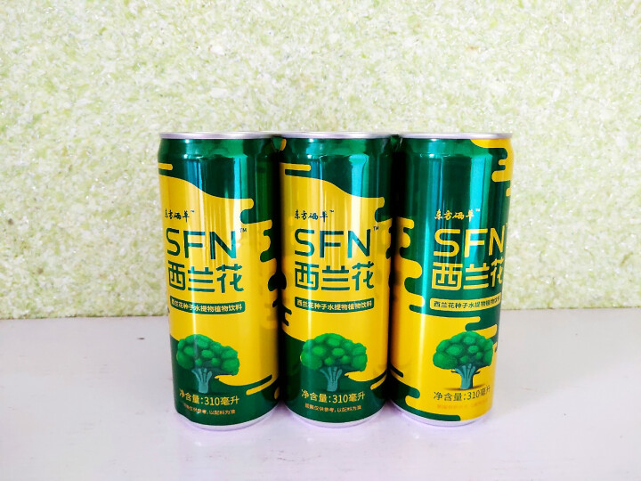 东方硒草 SFN西兰花植物饮料 种子水提物 萝卜硫苷 酸甜爽口 整箱装 310ml*6罐装怎么样，好用吗，口碑，心得，评价，试用报告,第3张