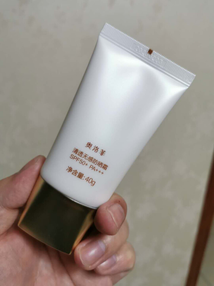 奥洛菲清透无感防晒霜SPF50 PA+++ 40g 夏季女生户外防晒霜 学生军训面部防晒霜怎么样，好用吗，口碑，心得，评价，试用报告,第2张