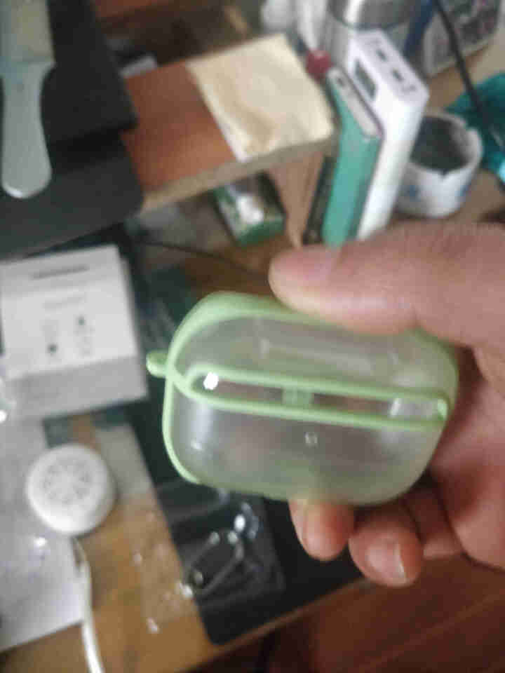 白布斯适用于airpods pro保护套3代苹果无线蓝牙耳机保护壳无线充电仓充电盒透明软壳 抹茶绿色怎么样，好用吗，口碑，心得，评价，试用报告,第3张