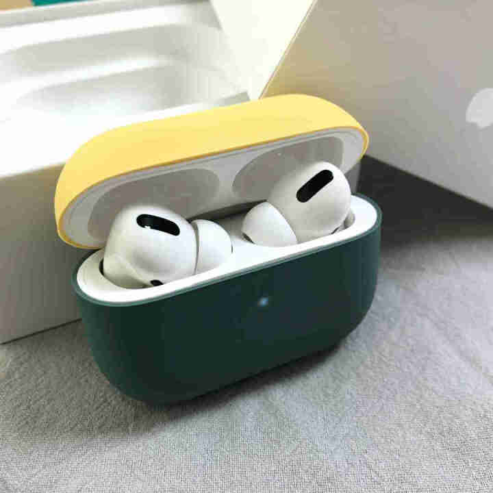 第一卫 airpods pro保护套 airpords耳机套苹果无线蓝牙液态硅胶套 【暗夜绿】 AirPods Pro专用怎么样，好用吗，口碑，心得，评价，试用,第2张